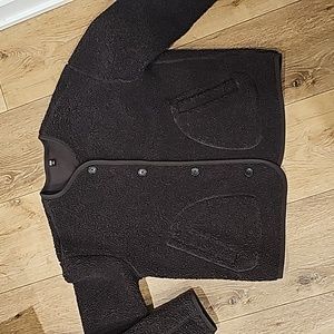 Uniqlo Khaki Fleece Jacket